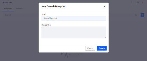 New Search Blueprint